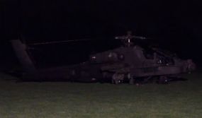 FLASH: Apache helikopters vliegen vanavond hun lage hoogte training