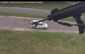 Braziliaanse Luchtpolitie schiet vanuit helikopter op dieven! 