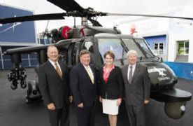 Sikorsky toont eerste Black Hawk aanvalshelikopter gebouwd in Europa