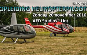 Heliventure organiseert infodag over opleiding tot helikopterpiloot