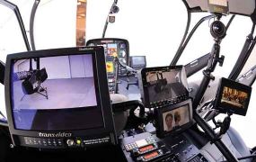 Robinson bouwt een R66 EMT voor real-time televisie verslaggeving