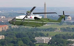 Nieuwe officiele Trump helikopter plant maidenvlucht deze zomer