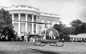 Amerikaanse presidenten en helikopters...reeds lang voor Trump