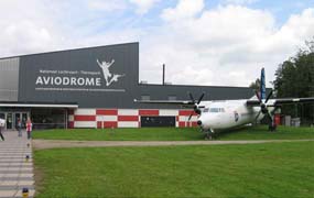 Bezoek van de Aviodrome op de luchthaven Lelystad - Nederland
