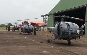 Surinaamse Chetak helikopters staan na 5 jaar aan de grond 