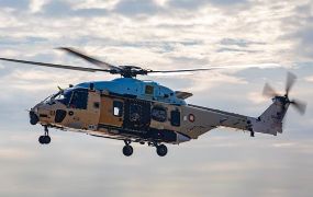 Leonardo en Airbus Helicopters tonen de eerste NH90's voor het Qatarees leger.