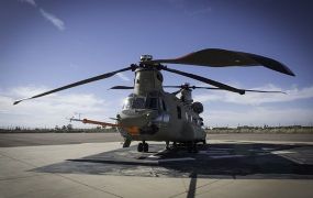 Chinook CH-47F versie Block II heeft problemen met nieuwe rotorbladen