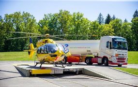 Eerste medische helikopter Airbus H145 vliegt met SAF biofuel
