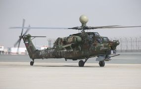 Russian Helicopters in vol ornaat naar de Dubai Airshow