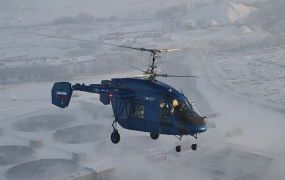 Nieuwe Russian Helicopter Ka-226T Climber maakt eerste testvlucht