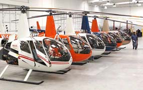 Robinson bouwt 517 helikopter in 2012, waaronder 191 stuks R66 Turbine