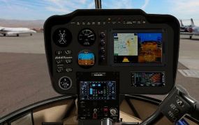 Nieuwe glass cockpit voor Robinson R44 helikopter