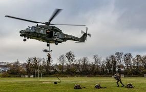 Tactische helikopteroefening voor NH90 vanop vliegbasis Bevekom