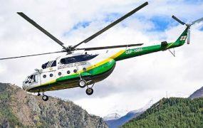 Fatale crash Russian Helicopter Mi-8 in Georgie bij reddingsactie