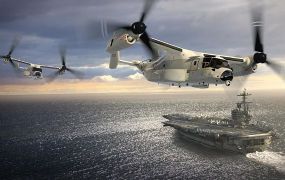 US Navy koopt vier dure MV-22B Osprey tiltrotors