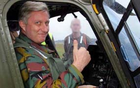 Buren ergeren zich aan helikoptervluchten prins Filip