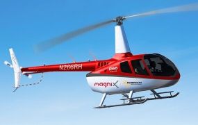 Robinson & Magnix ontwikkelen elektrische R66 helikopter-demonstrator