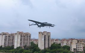EHang laat de VT20 eVTOL 83 km met cargo vliegen  
