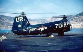 US Army toont in 1958 de geschiedenis van de helikopters