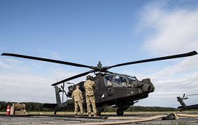 Amerikaanse legerhelikopters transiteren via Rotterdam naar de VS