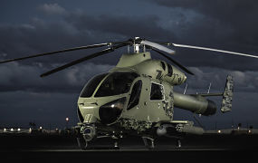 MD Helicopters showt zijn MD969 gevechtshelikopter